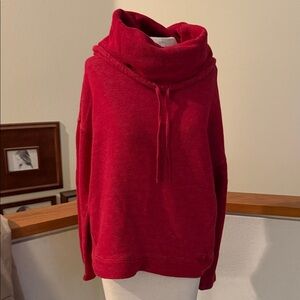 Ralph Lauren Red Cowl Neck Sweater